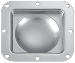 Encaixe para rodizio 08 furos zincado