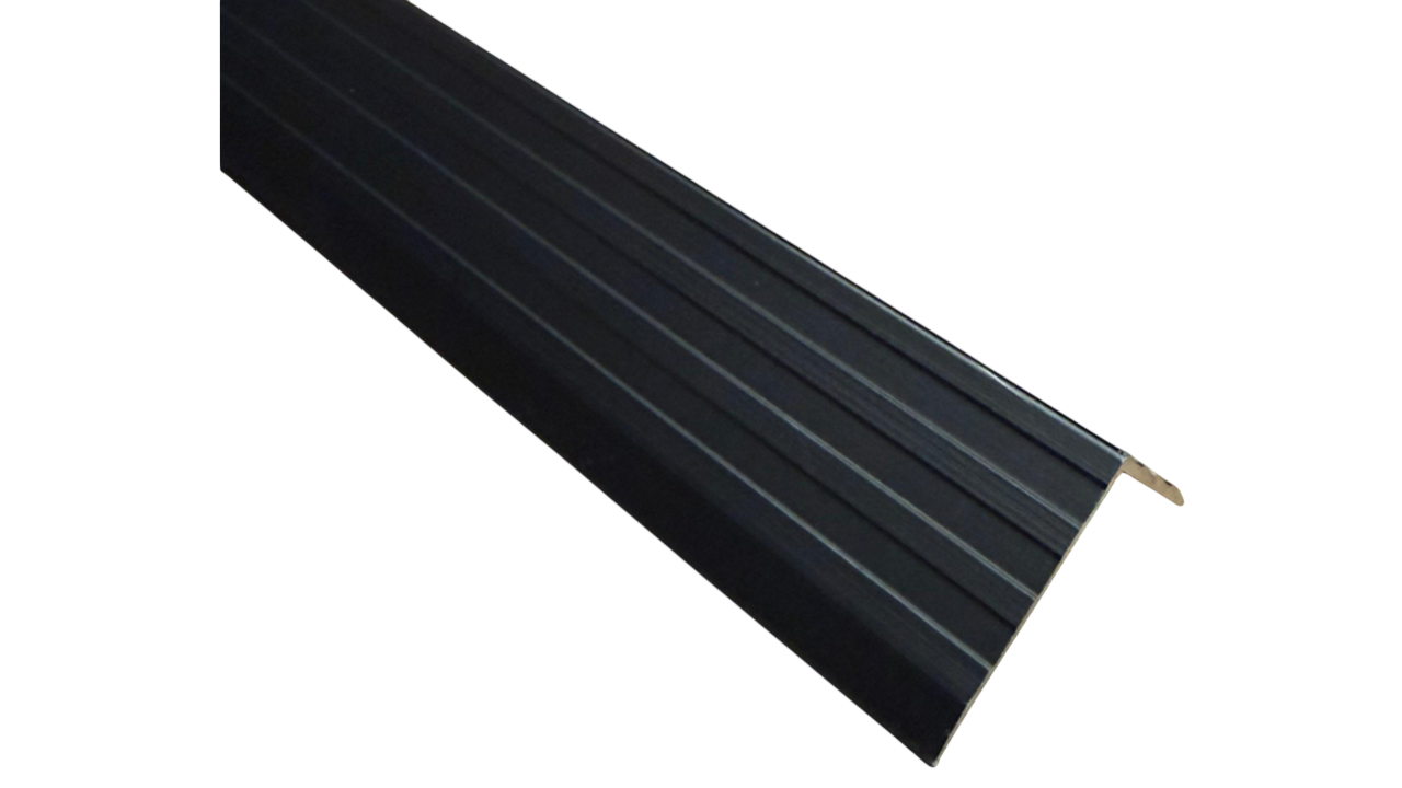 Perfil L 30X30mm barra 3mt  Anodizado Preto DES-942BK