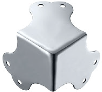 Canto reto grande 6 furos QB24-CK