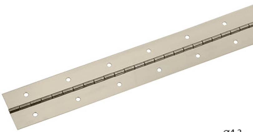 Dobradiça Piano Inox 180x5cm Inox BC19-SK