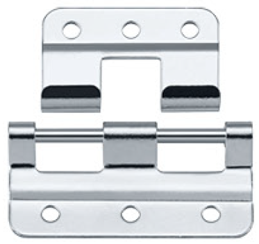 Dobradiça cromada escamoteavel BC13-CK