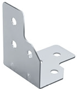 Mata junta 6 furos ideal para perfil de 30x30mm ZJM03-CK