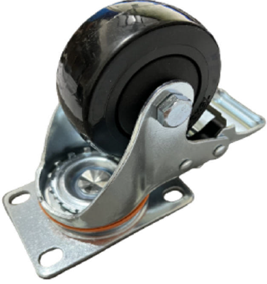 Roda 4" polegadas C/freio BK92 JL40S-TPE