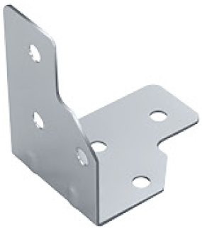 Mata junta 6 furos ideal para perfil de 30x30mm ZJM03-ZK